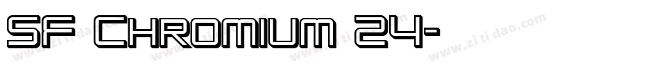 SF Chromium 24字体转换